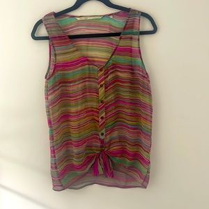 100% silk. Twelfth street by Cynthia Vincent women’s silk tank